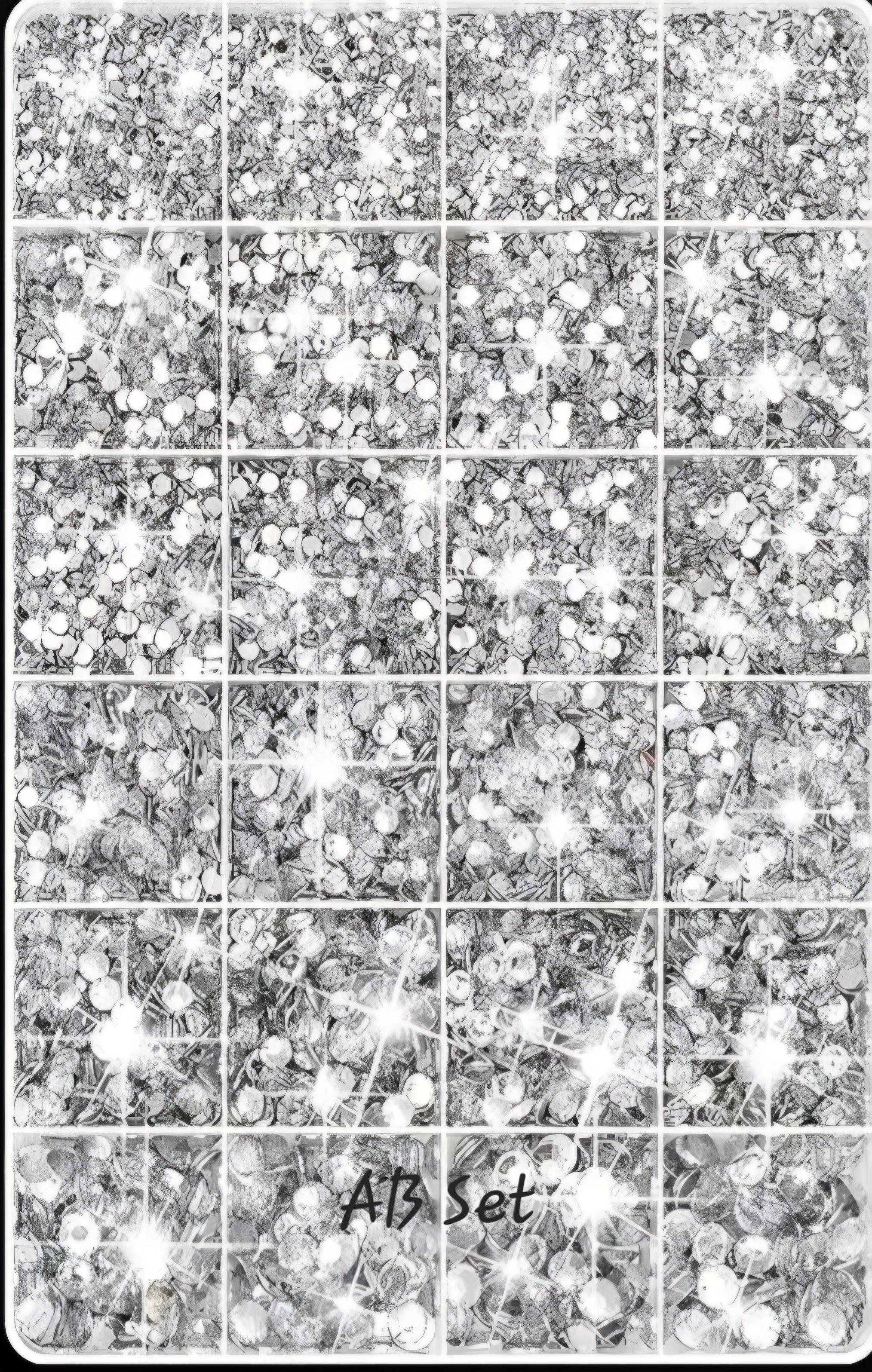 22000 Mixed Size Multi Colored Rhinestones 3mm, 4mm, 5mm.