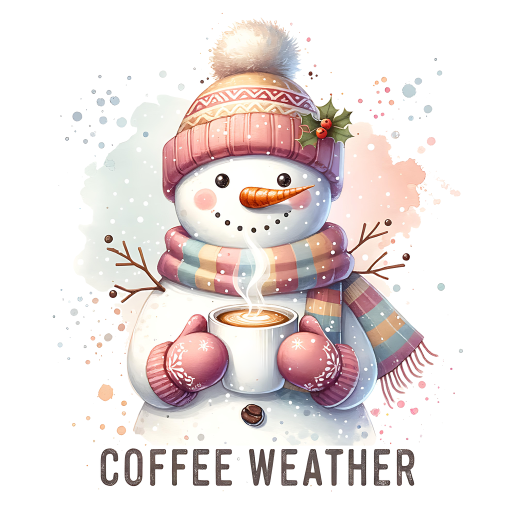 Custom Winter Vibes T-Shirt | Made-to-Order DTF Printed Cozy Winter Apparel