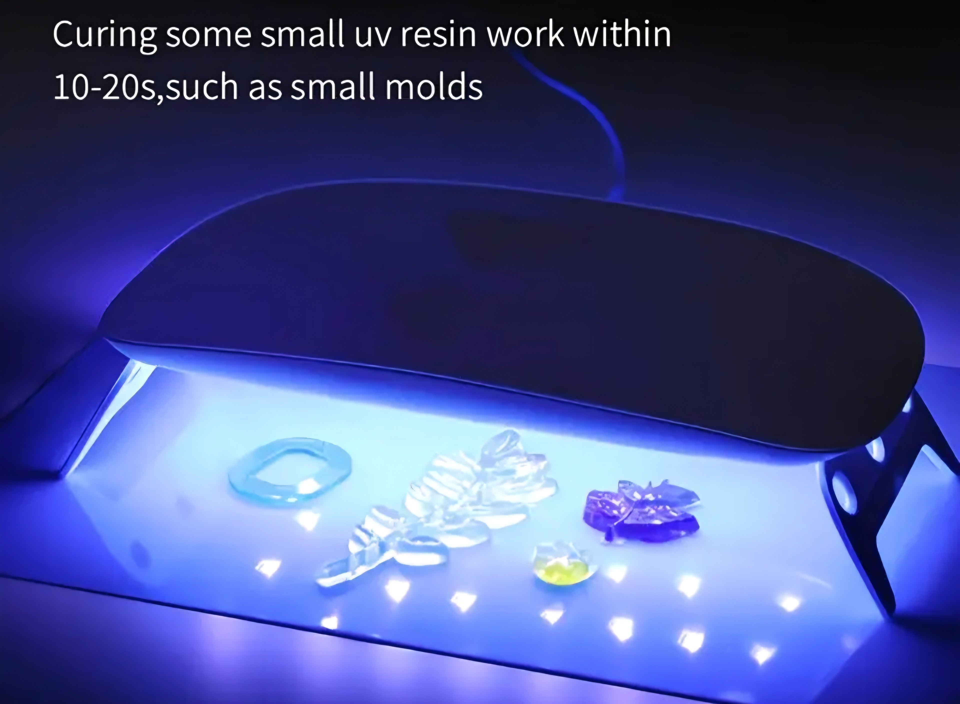 Resin Kit with Mini UV Curing Lamp (100g) Crystal Clear UV Resin