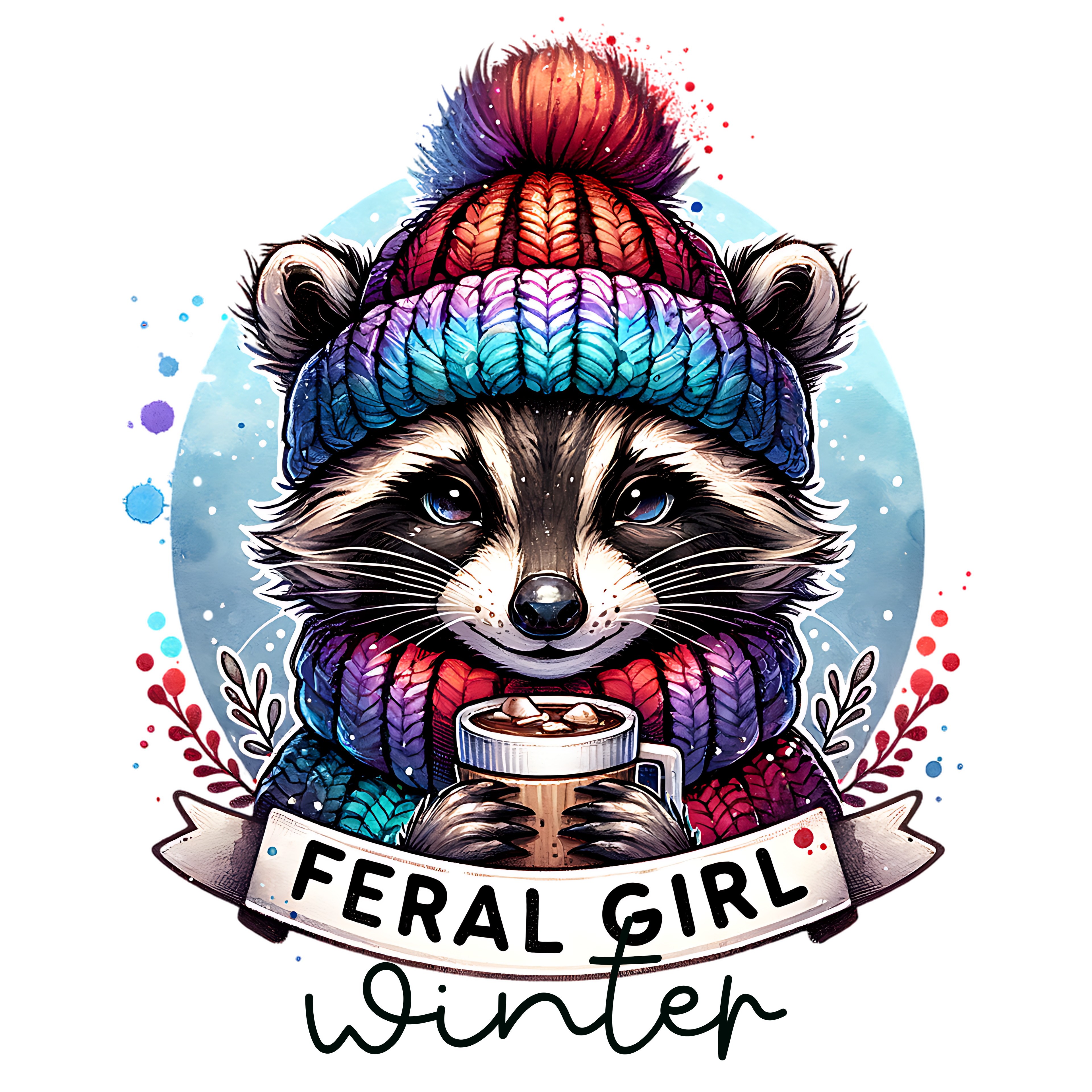 Custom Winter Vibes T-Shirt | Made-to-Order DTF Printed Cozy Winter Apparel