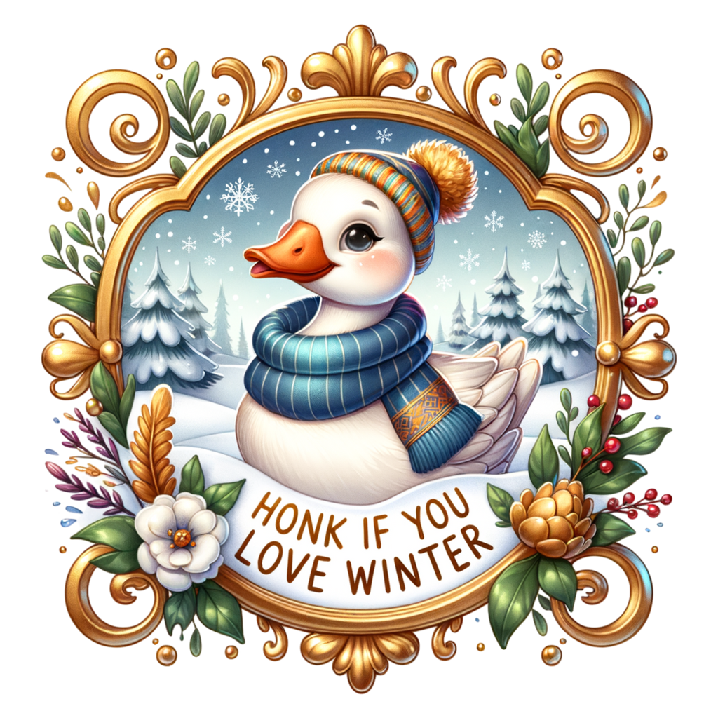 Custom Winter Vibes T-Shirt | Made-to-Order DTF Printed Cozy Winter Apparel