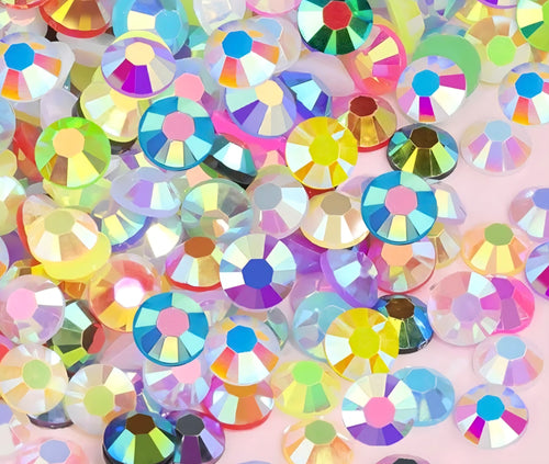 22000 Mixed Size Multi Colored Rhinestones 3mm, 4mm, 5mm.