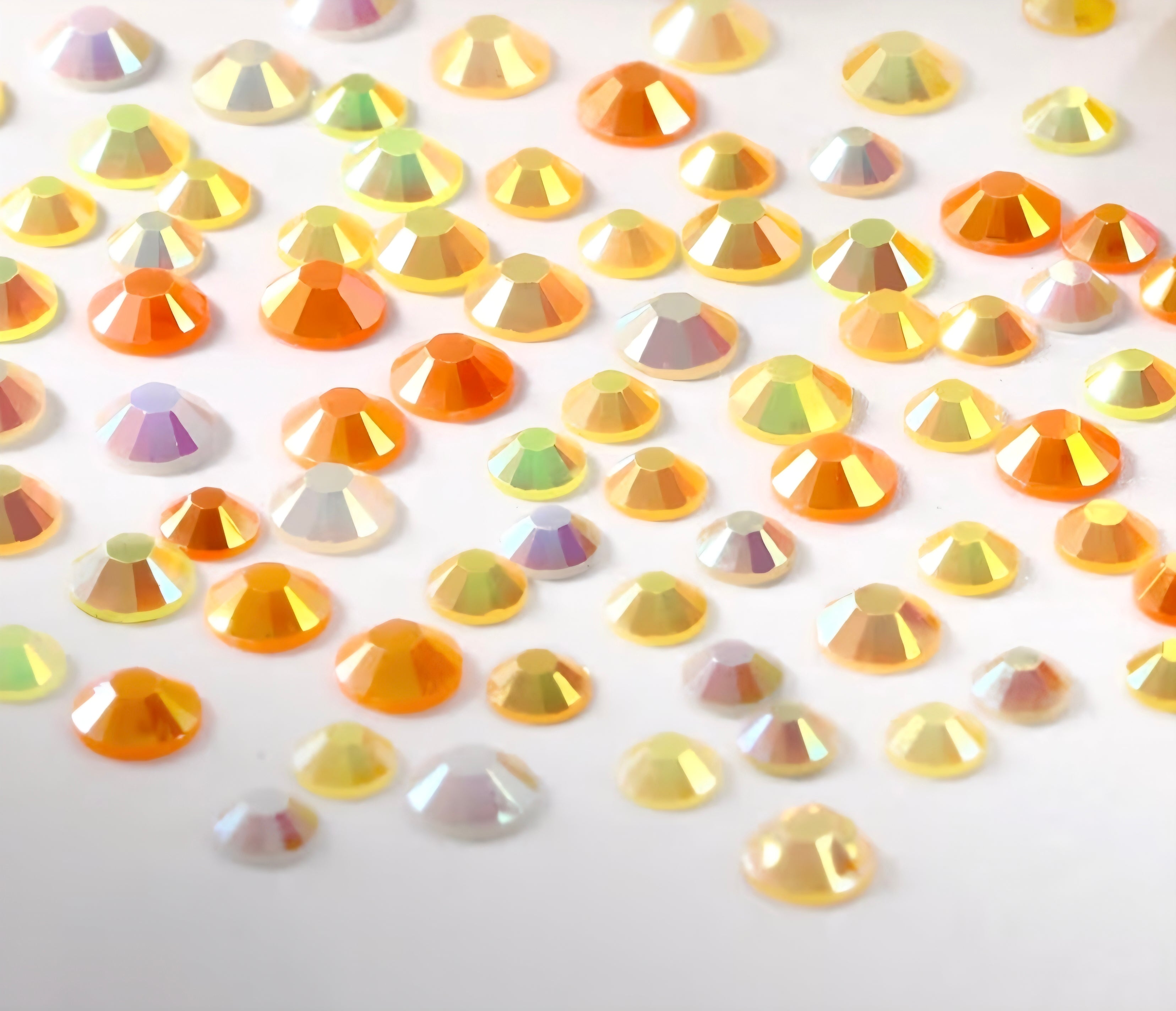 22000 Mixed Size Multi Colored Rhinestones 3mm, 4mm, 5mm.