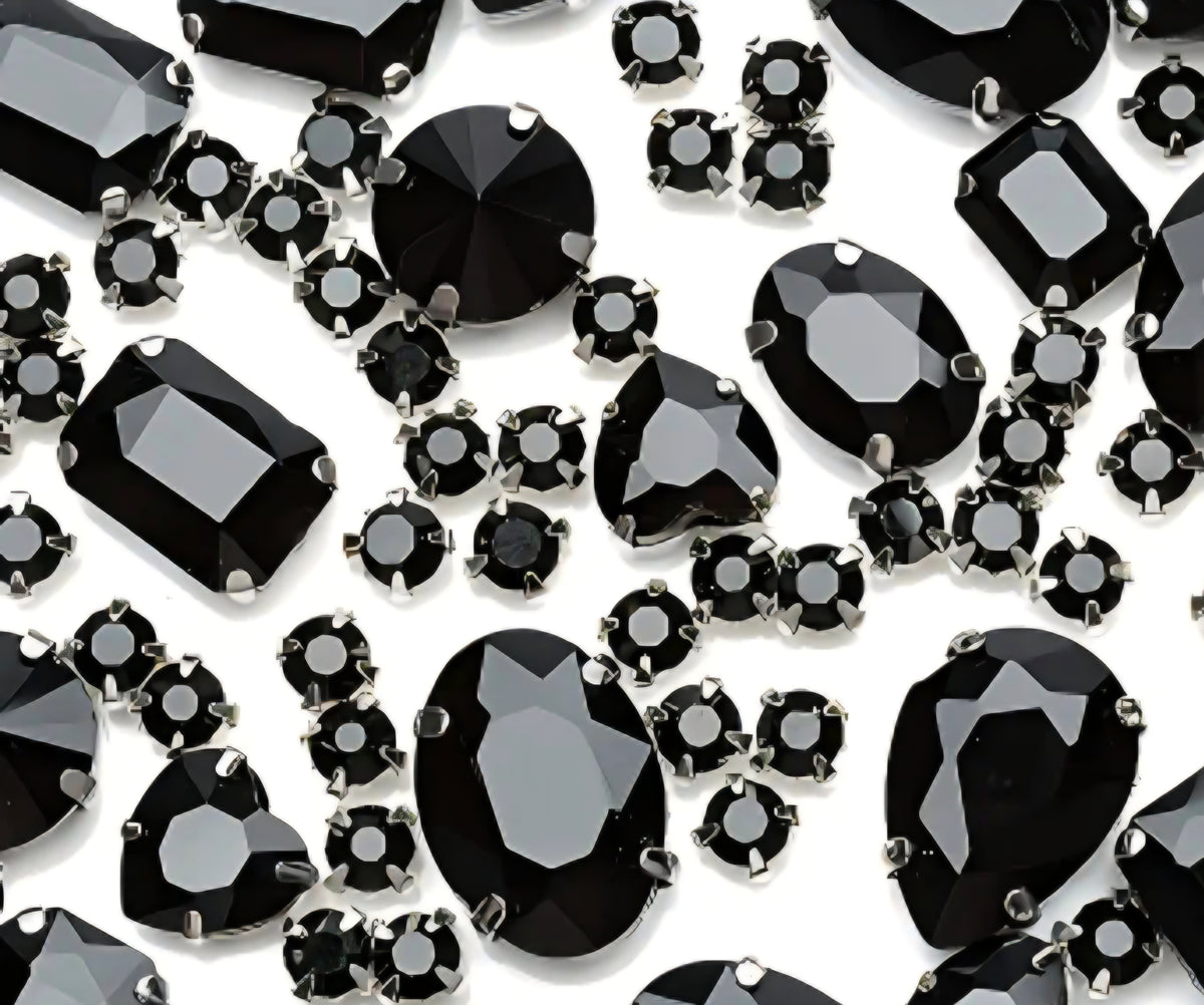 Mixed-Shape Craft Rhinestones 50 Pack Various Sizes – Dressed And Done