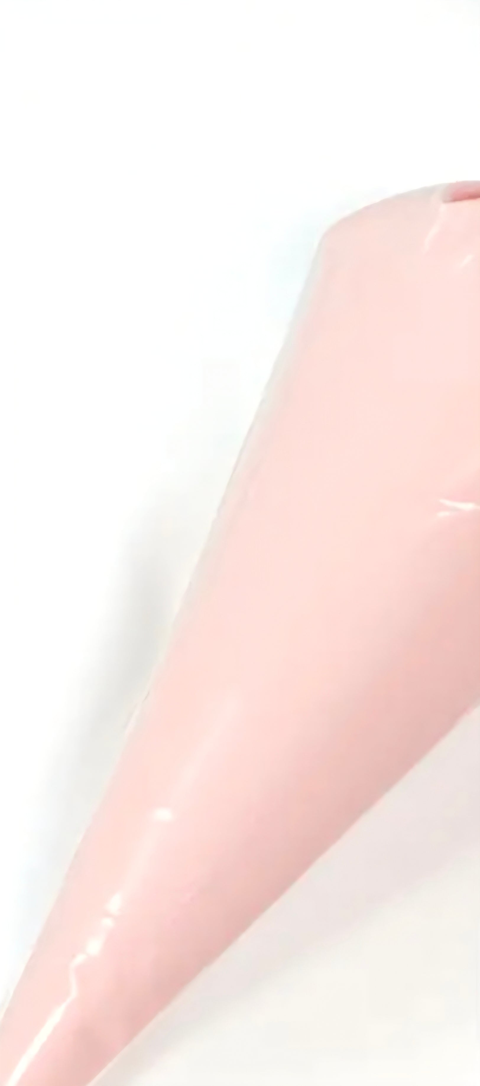 Pink decoden cream glue on a white background