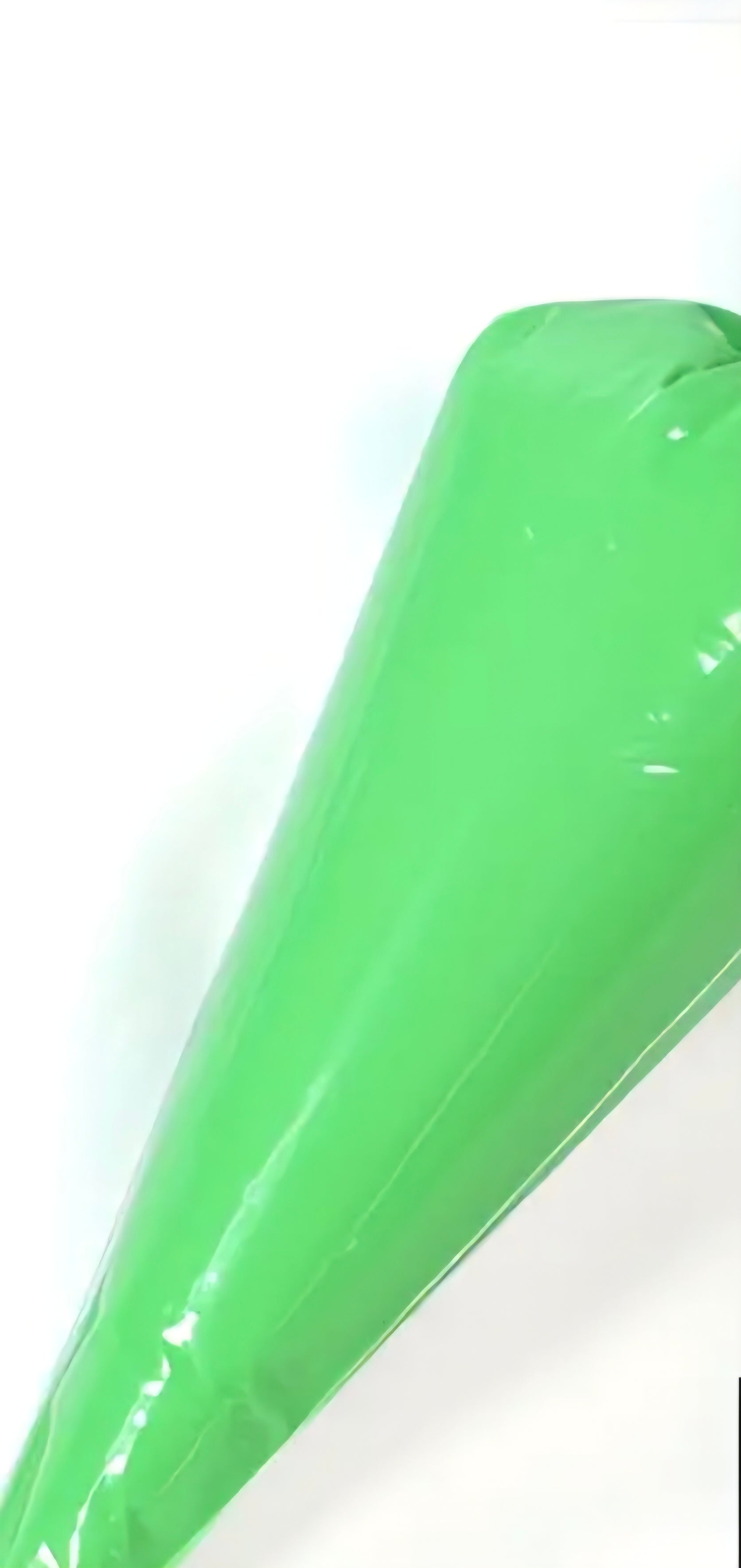 Avocado cream glue tube on a white background