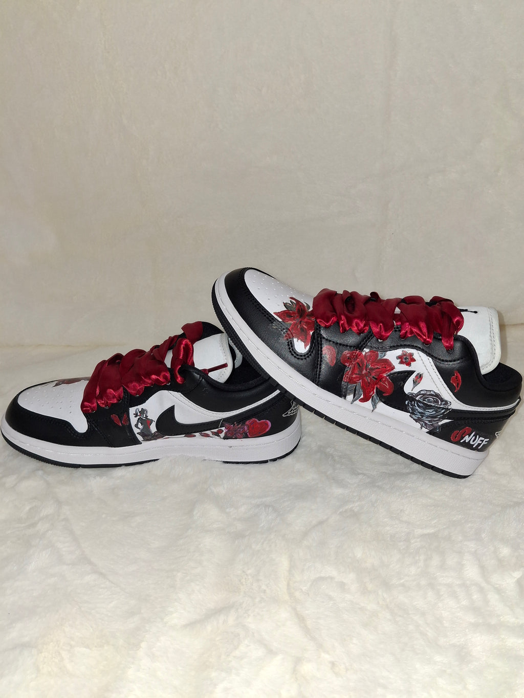 Jordan 8 Custom Pattern CUSTOM HAND-PAINTED SNEAKERS — YOUR STYLE, YOUR DESIGN – Dressed And Done