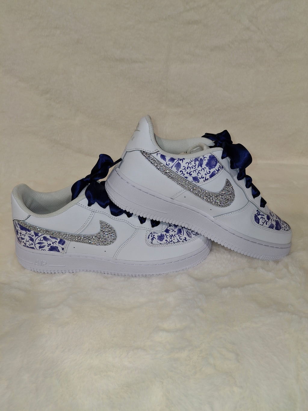 Custom Air Force One | Women's Paint and Bling