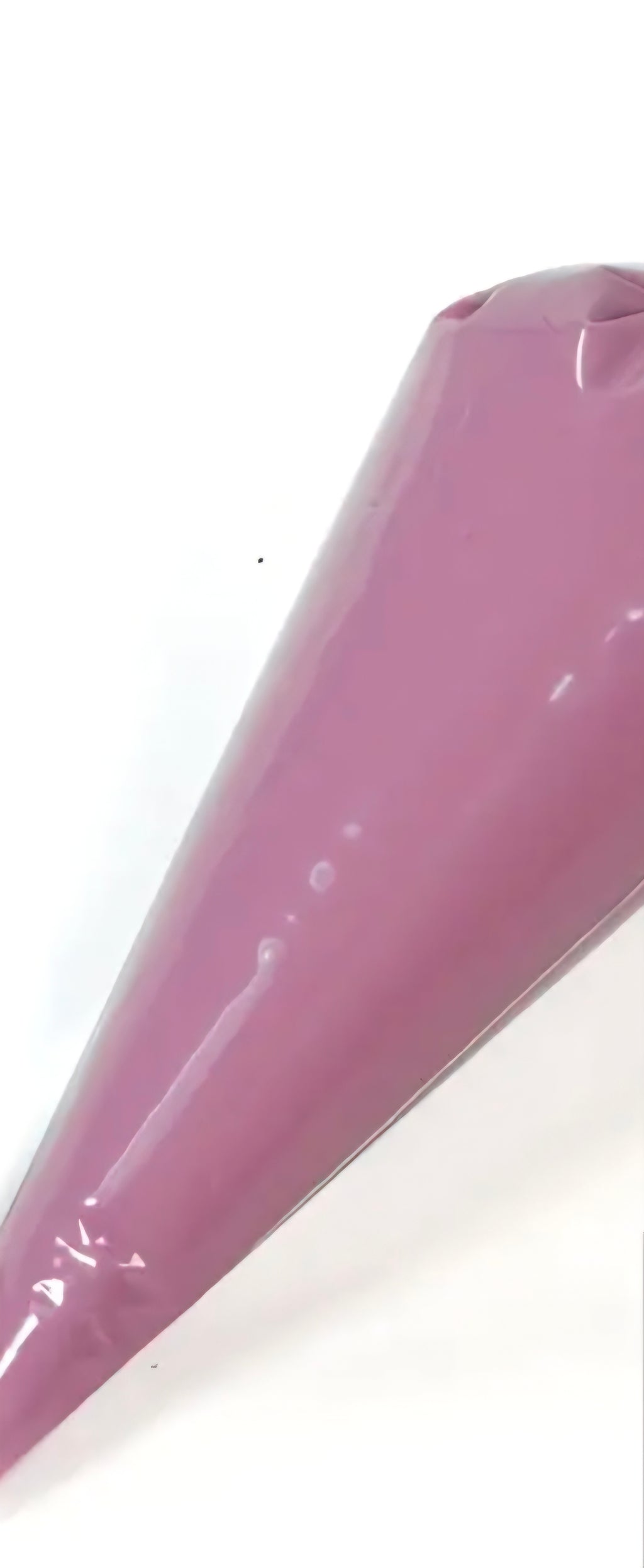 Purple decoden cream glue tube on white background. 