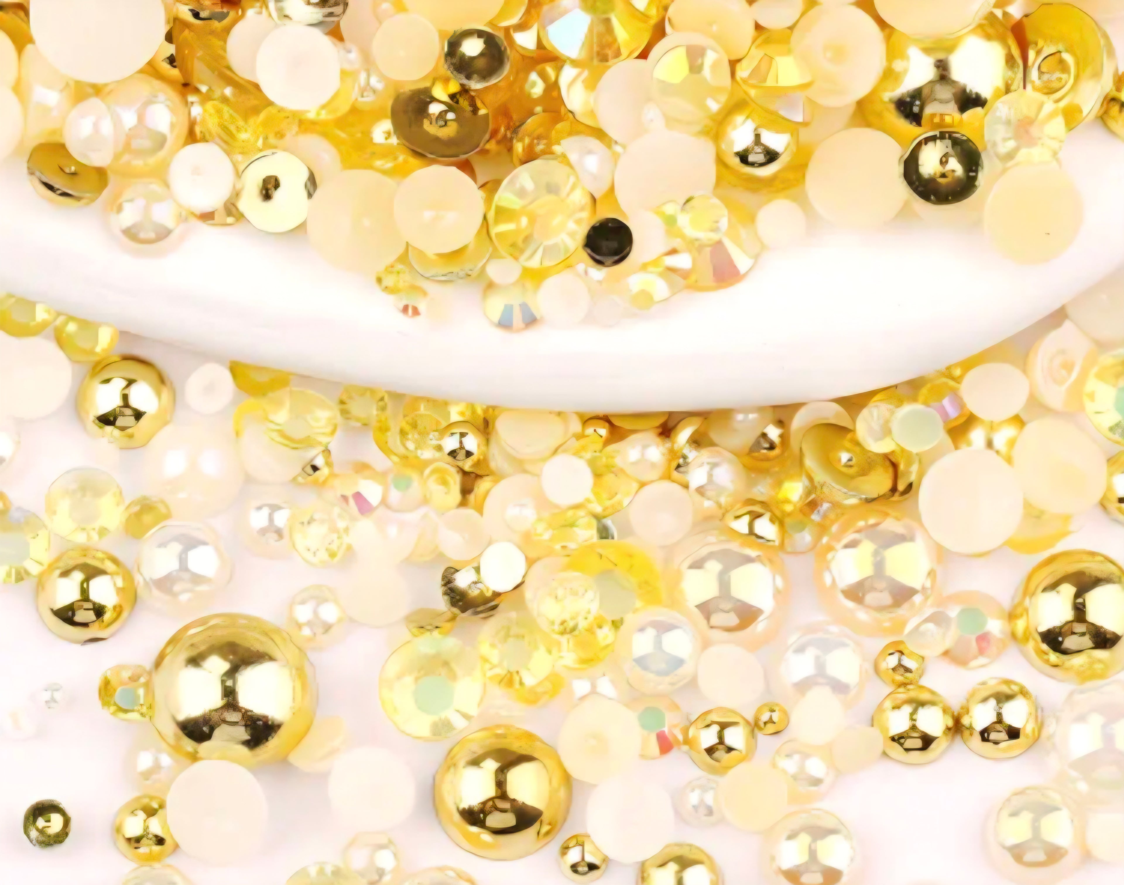 Flatback Pearls for Crafts Mixed Colors and Sizes