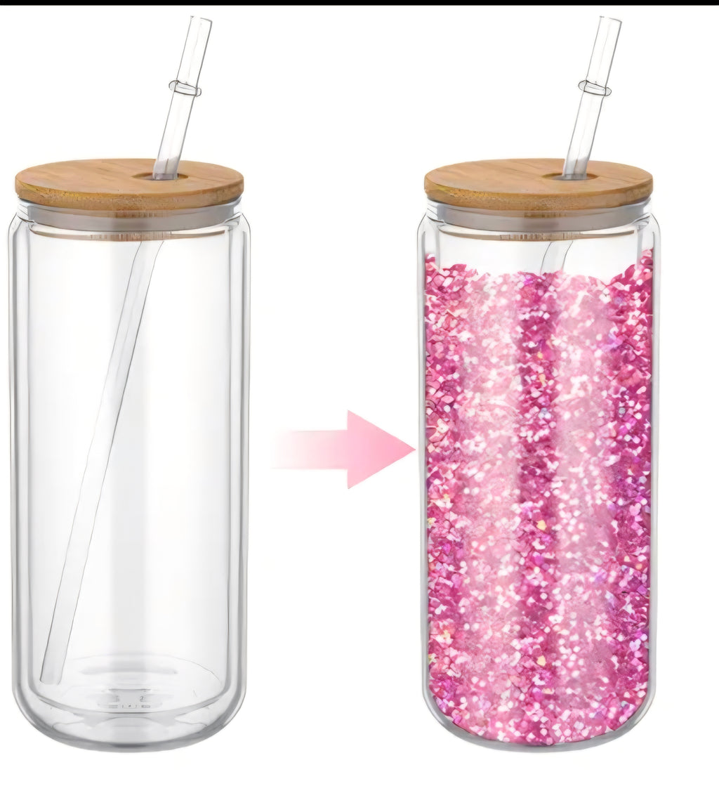 16oz Acrylic Complete Snow Globe Bundle Kit. DIY