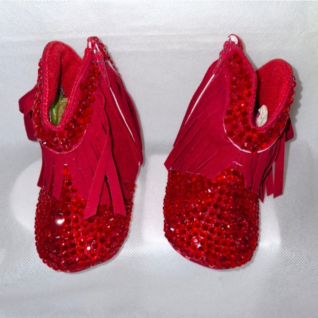 Custom Blinged Baby Shoes