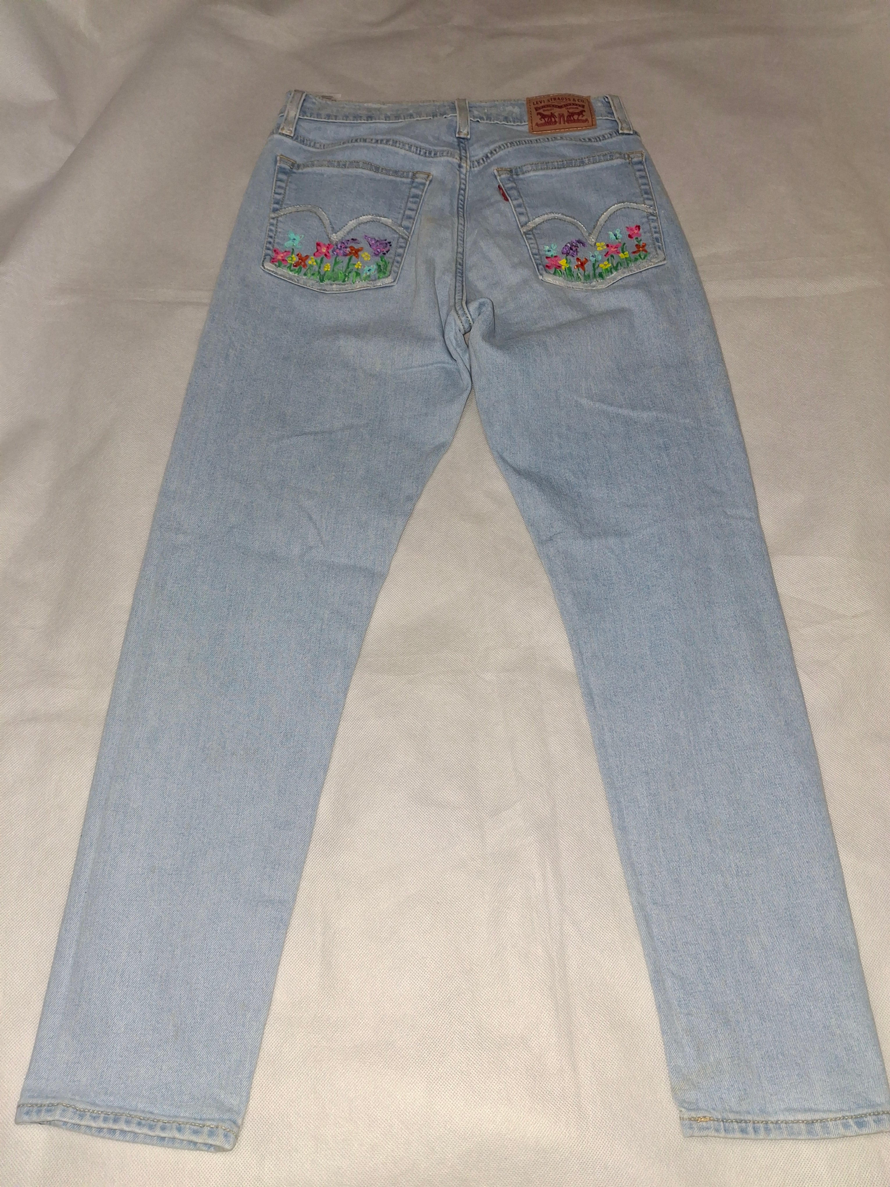 Handpainted Custom Jeans