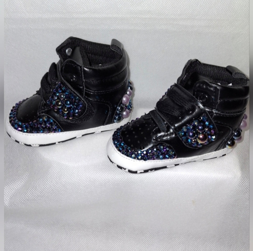 Custom Blinged Baby Shoes