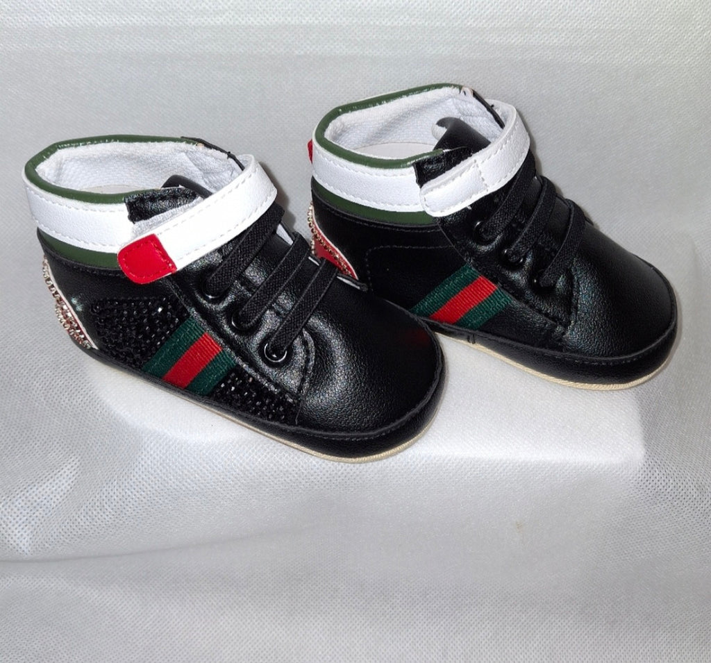 Luxe Edition Baby High-Top Walkers | Non-Slip Crib Shoes