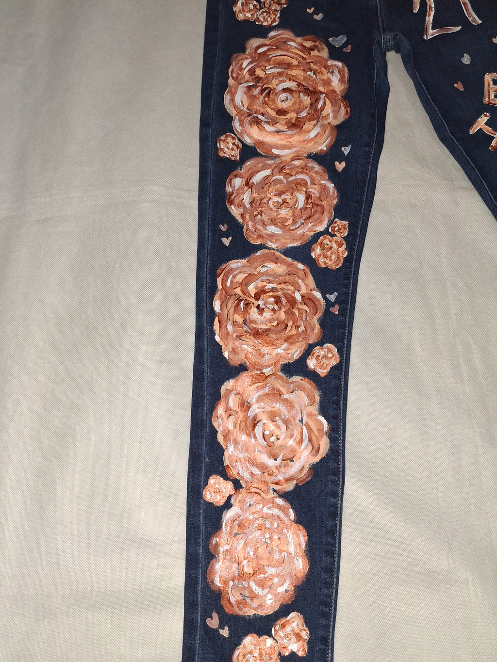 Handpainted Custom Jeans