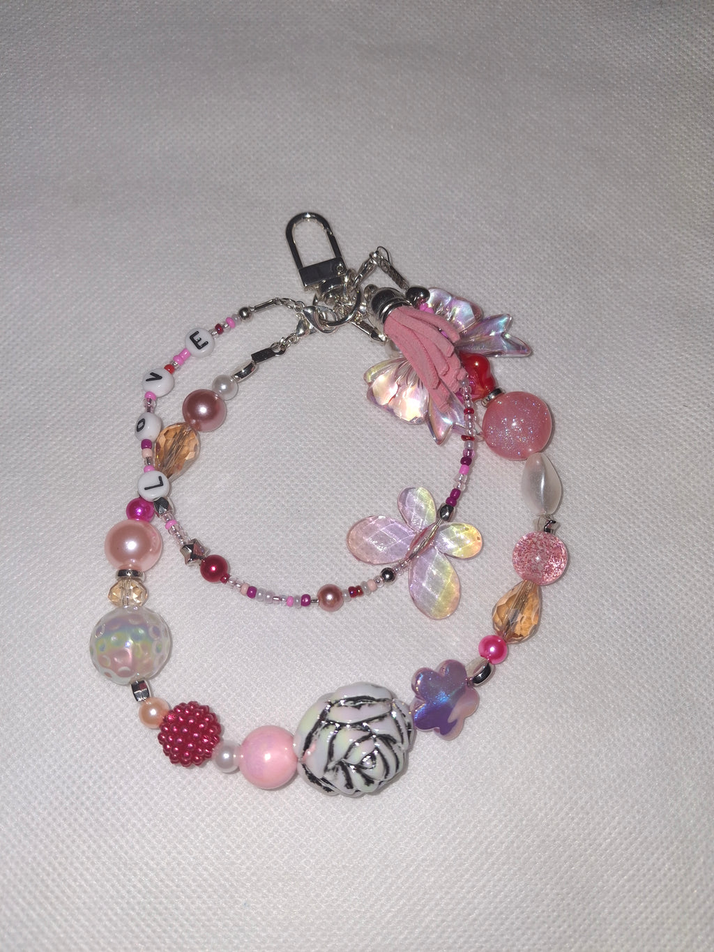 Beaded Phone Wrist Strap Phone Chain