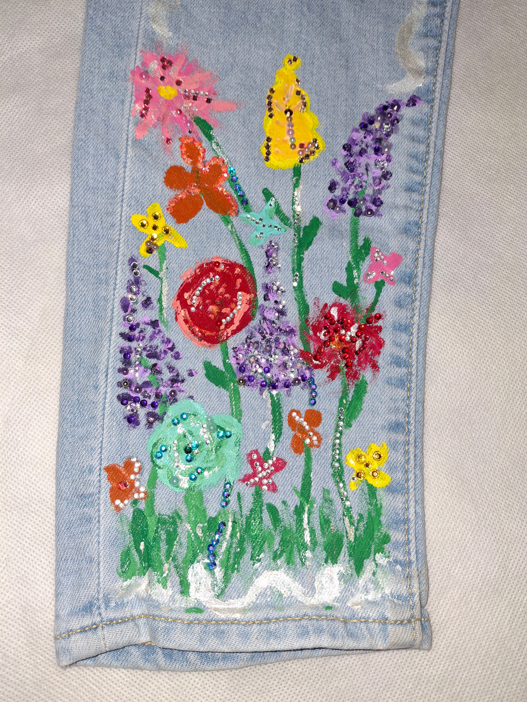Handpainted Custom Jeans