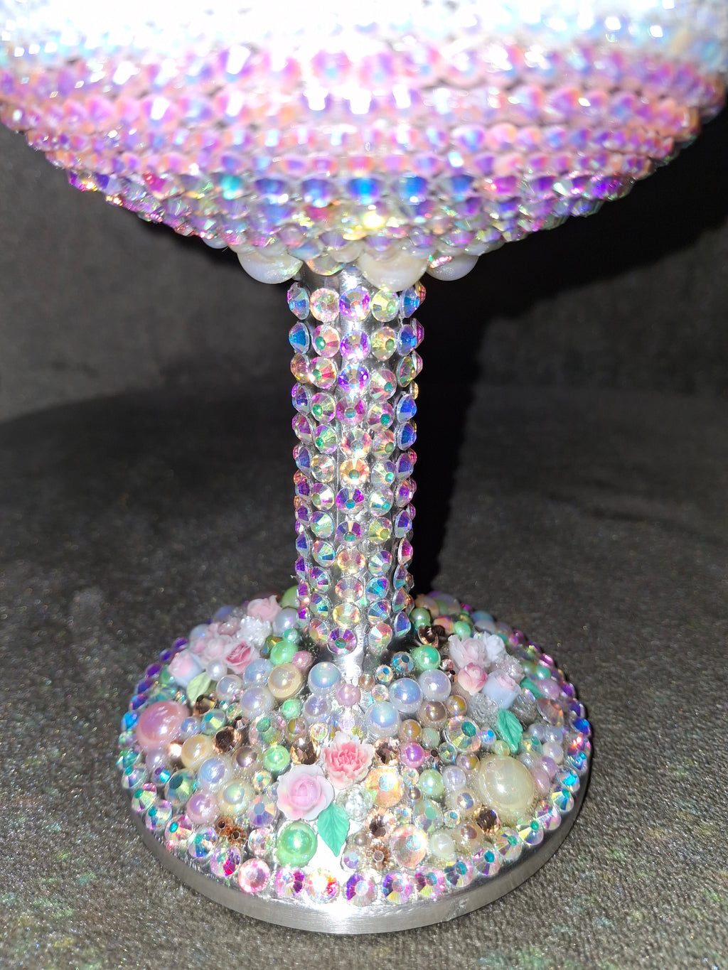 Custom Rhinestone Tumbler Personalized Bling Cup, Handmade Bedazzled Stainless Steel Orca Tumbler 15oz