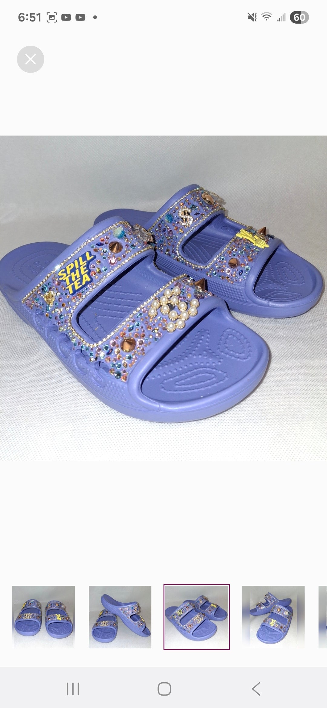 Custom Embellished Clogs