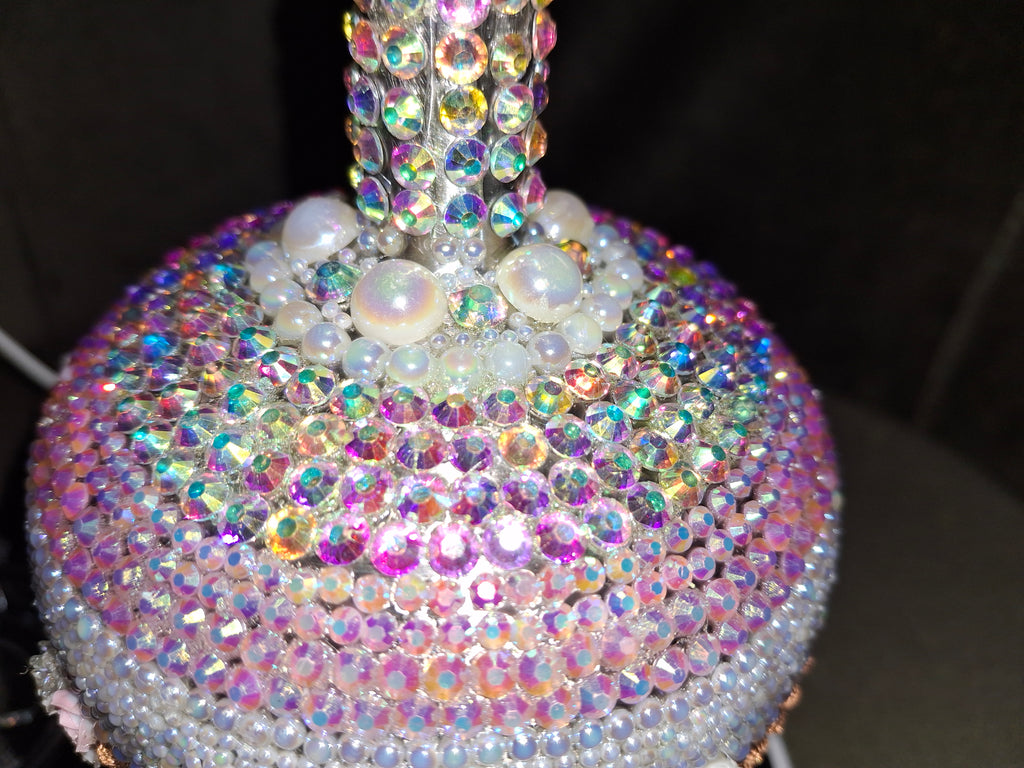 Bling Stemmed Tumblers | Custom Rhinestone & Pearl Embellished Drinkware