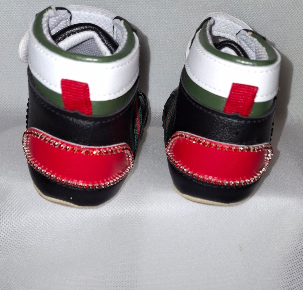 Luxe Edition Baby High-Top Walkers | Non-Slip Crib Shoes