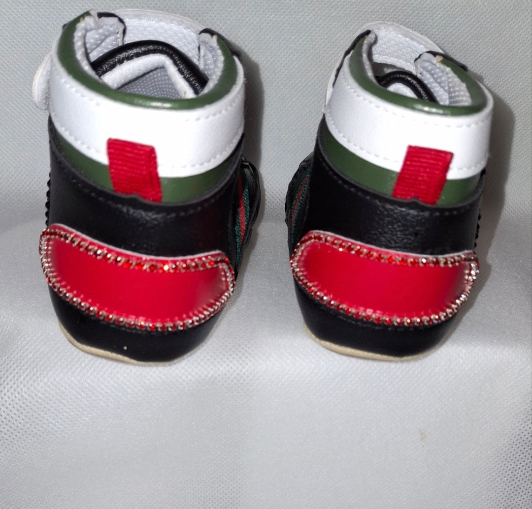 Luxe Edition Baby High-Top Walkers | Non-Slip Crib Shoes