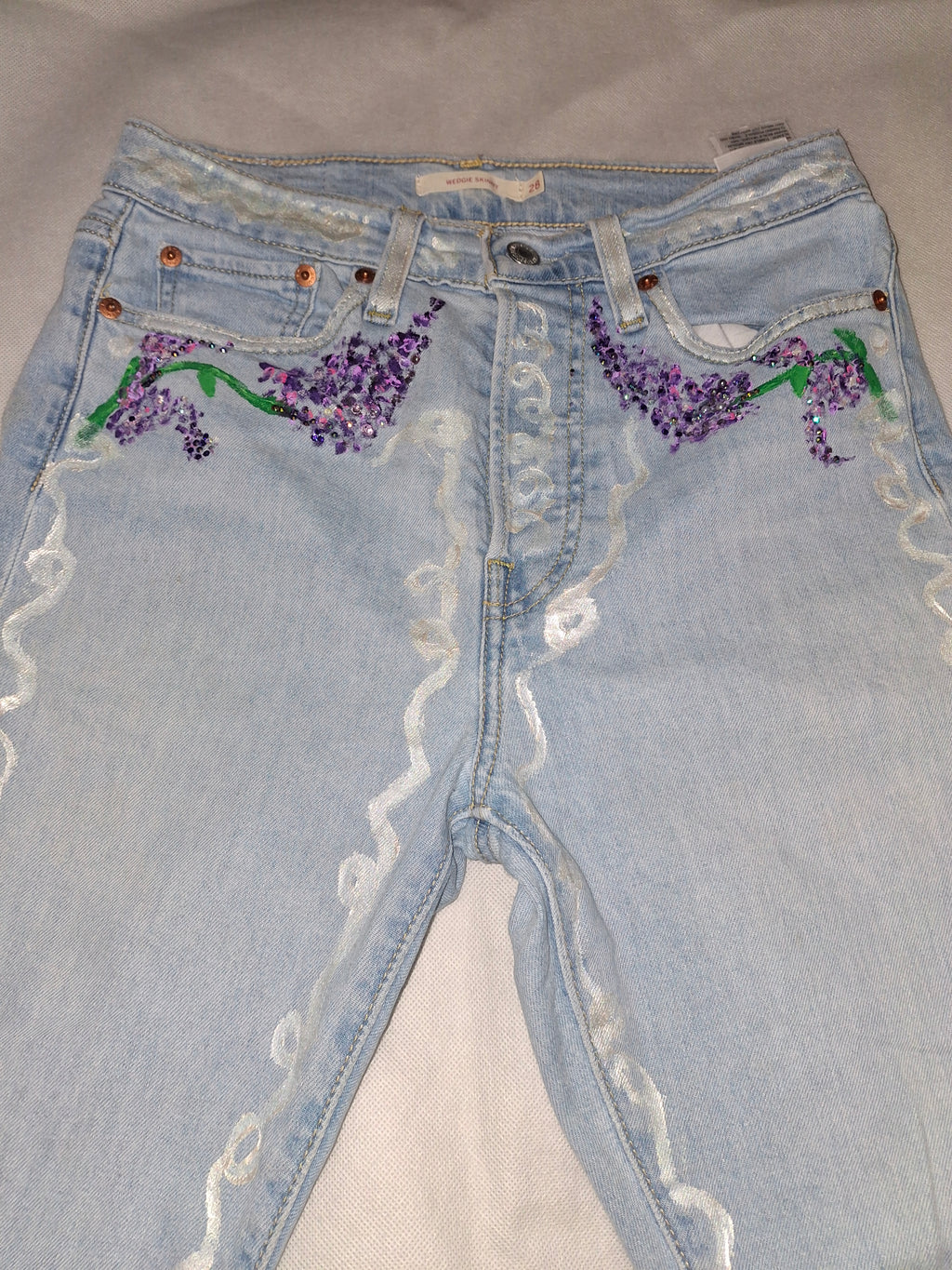 Handpainted Custom Jeans