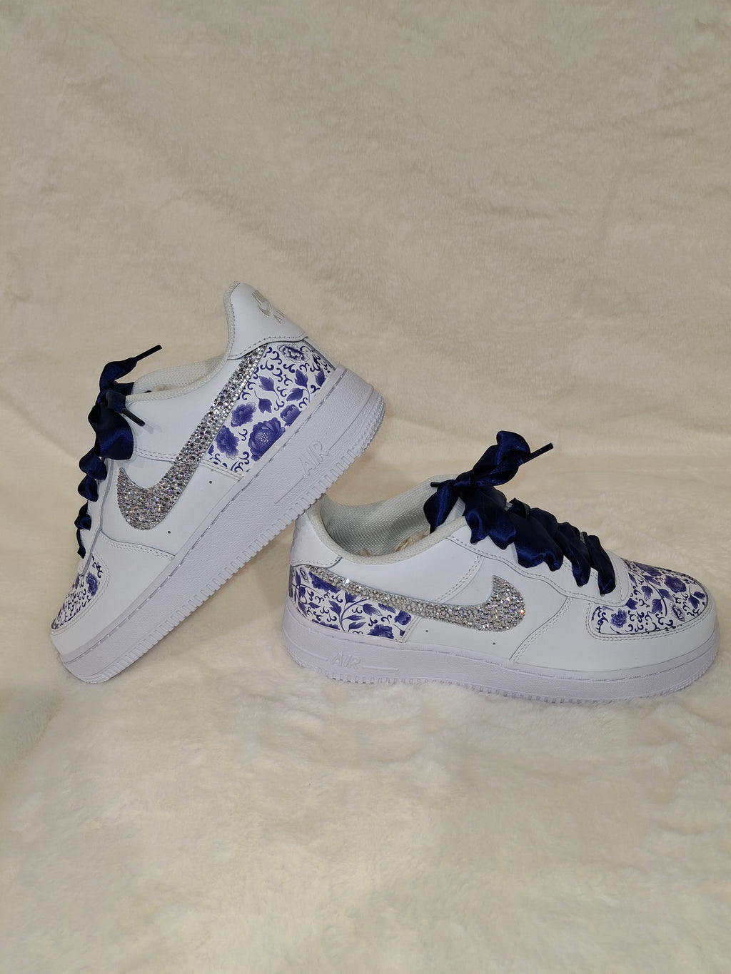 Custom Air Force One | Women's Paint and Bling