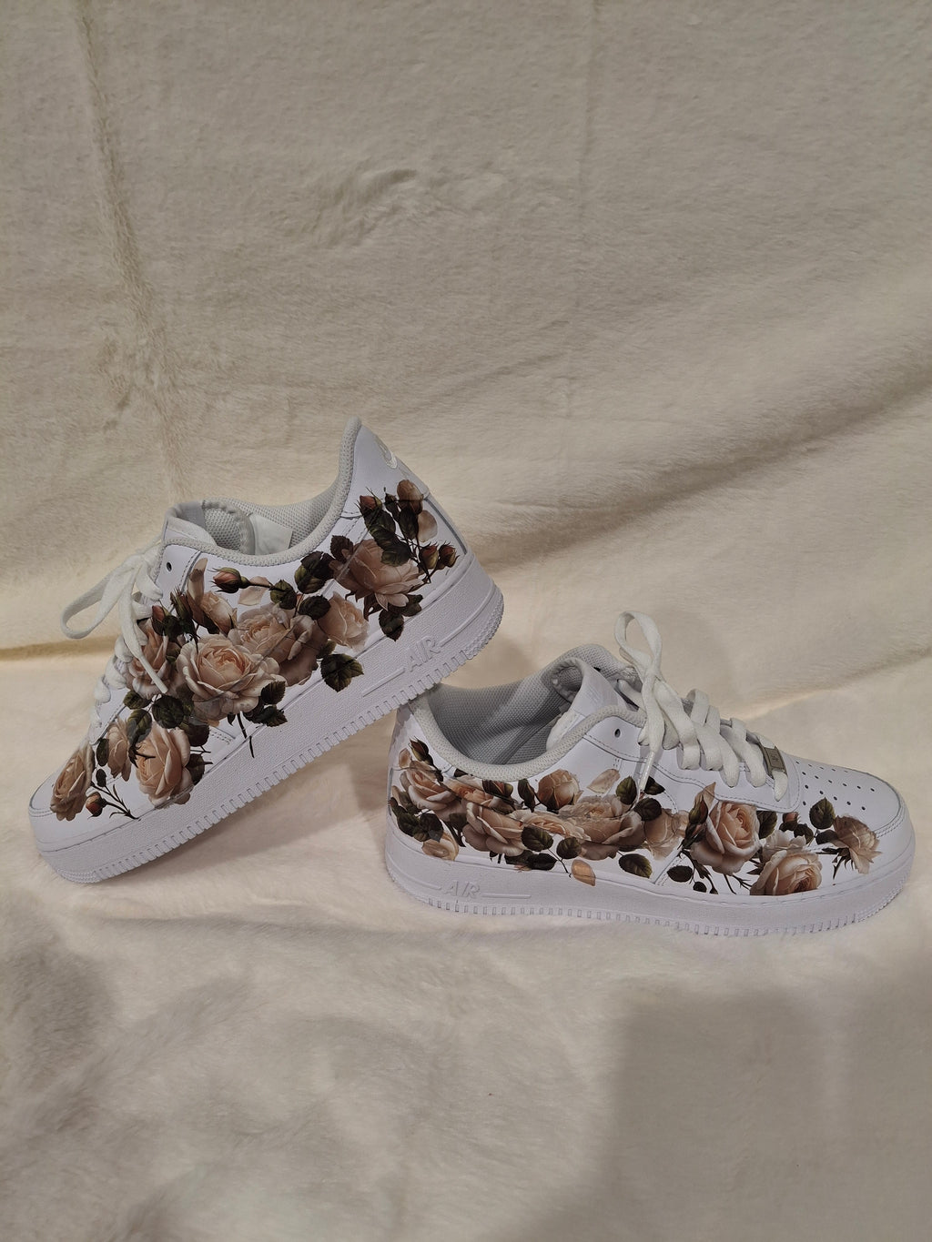 Custom handcrafted graphic Air Force One kids sneakers by Dressed and Done